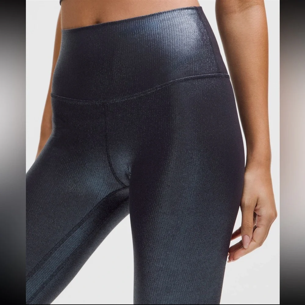 lululemon athletica Align High Rise Ribbed Leggings in Shine